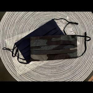 Athleta Camo and Navy Face Masks